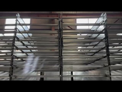 আগুন প্রতিরোধী প্রাচীর মাউন্ট করা সিঁড়ি সিলভার লেপযুক্ত তারের ট্রে