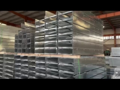 অগ্নি প্রতিরোধী ইস্পাত তারের সিঁড়ি ট্রে প্রাচীর মাউন্ট ইনস্টলেশন আবহাওয়া প্রতিরোধী বাঁক এবং Tees