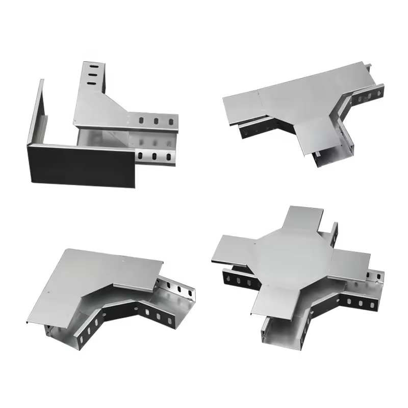 ISO9001 সার্টিফাইড গ্যালভানাইজড ক্যাবল ট্রে নিরাপদ ক্যাবল পরিচালনার জন্য সলিড & ছিদ্রযুক্ত নীচে এবং উচ্চ ভারবহন সহ